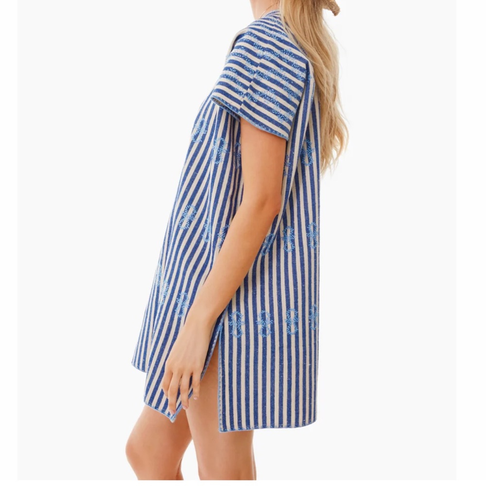 Tuckernuck Blue and White Striped Mini Dress - Picture 3 of 8